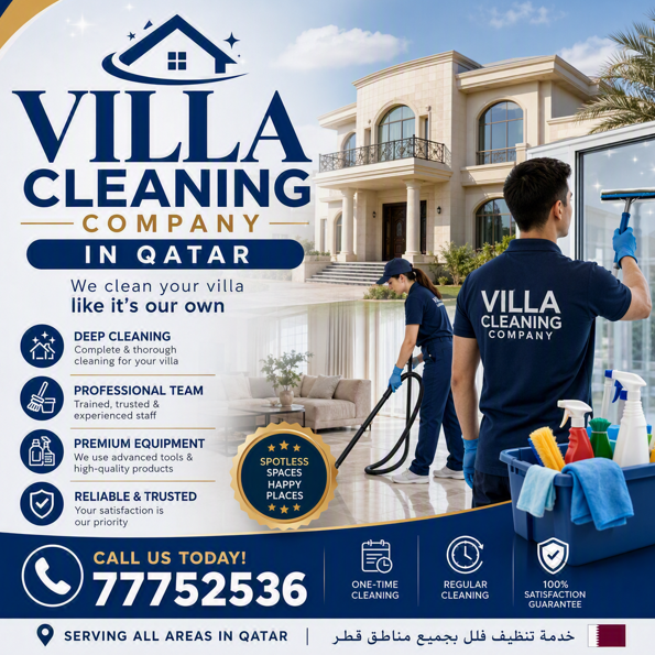 Villa Cleaning Company in Qatar