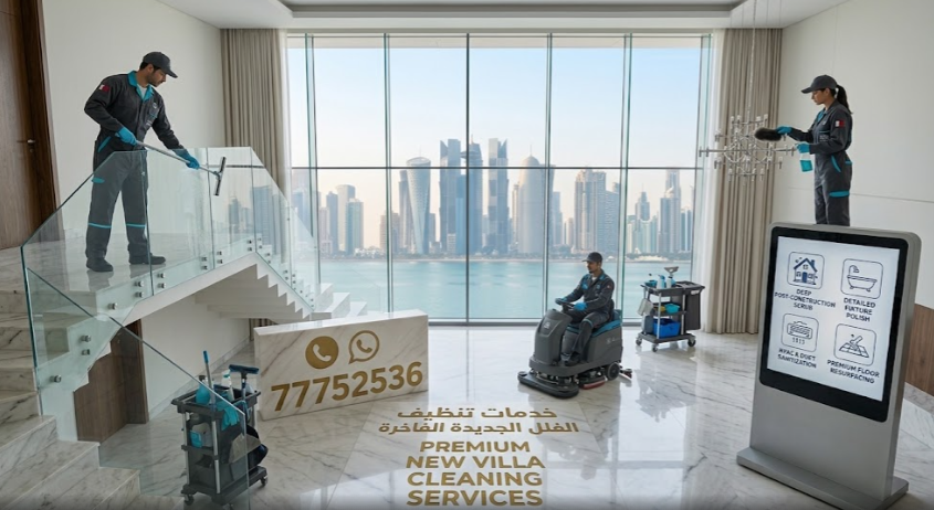 تنظيف الفلل الجديدة في قطر